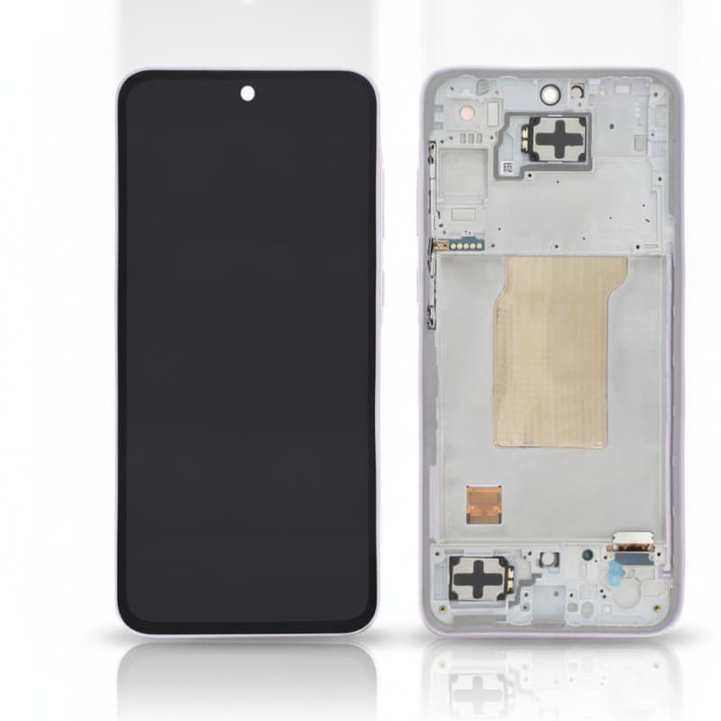 Samsung Galaxy A35 A356B LCD Awesome Lilac, Service-Pack mit Rahmen, neu, original
