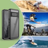 Google Pixel 8 Pro - Redpepper IP68 FS Series Wasserdichtes Outdoor Case, schwarz – Bild 3