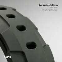 RPD Lattice Silikonarmband Karo-Muster für Apple Watch 38/40/41/42mm - Grün – Bild 2