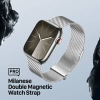Apple Watch - DUX Milanese Pro Version Strap - 38mm/40mm/41mm/42mm(10.Gen), Silver – Bild 7