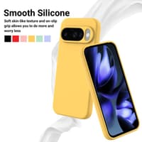 Google Pixel 10 / 10 Pro - Silikon Schutzhülle, gelb – Bild 5