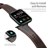 Apple Watch - DUX Business Strap (38-42mm), dark brown – Bild 6