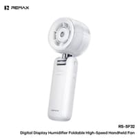 REMAX RS-SF32 Foldable Handheld Fan with Humidifier, White – Bild 1
