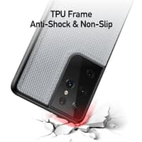 Samsung Galaxy S21 Ultra - DUX DUCIS Fino Case, Backcase TPU, olivgrün – Bild 4