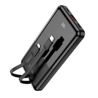 Hoco Q9 Pro Shell Powerbank Fast Charge with cable Black (10000mAh) – Bild 1