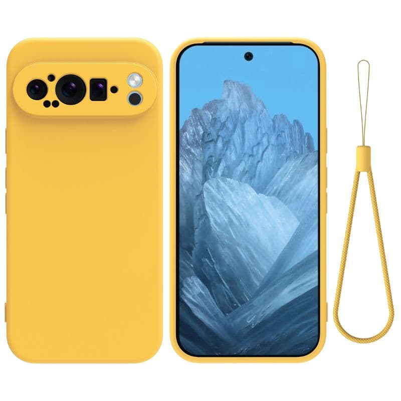 Google Pixel 9 Pro XL - Silikon Schutzhülle, gelb