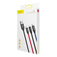 Baseus 3 in 1 USB Cable 120cm (Micro-USB, Type C, Lightning) (CAMLT-BSY01) – Bild 6