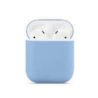 Custodia in silicone per Airpods 1a+2a generazione, blu cielo – Bild 5