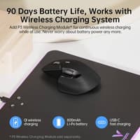 rapoo - MT760 - Souris Bluetooth - Souris sans fil, noire – Bild 7