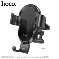 Hoco CA105 Supporto per auto di ricarica wireless con collegamento a tre assi, nero – Bild 1