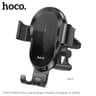Hoco CA105 Supporto per auto di ricarica wireless con collegamento a tre assi, nero