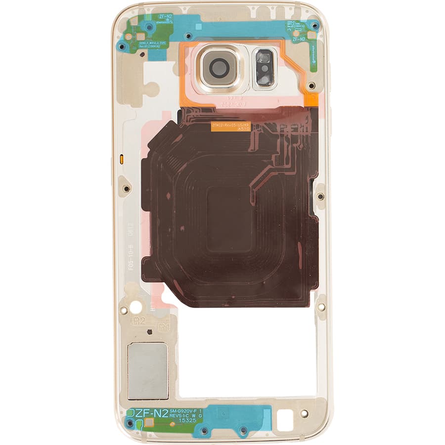 Samsung Galaxy S6 Middleframe gold, neu, original – 2