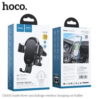 Hoco CA105 Supporto per auto di ricarica wireless con collegamento a tre assi, nero – Bild 9