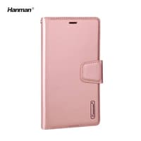 Apple iPhone 12 Mini - Hanman Mill Flip Case with 3 card slots, rose gold – Bild 2