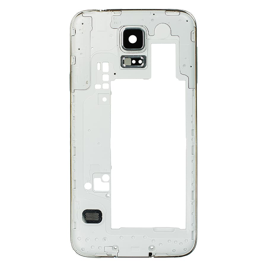 Samsung Galaxy S5 Mittelrahmen silber, neu, original – 2