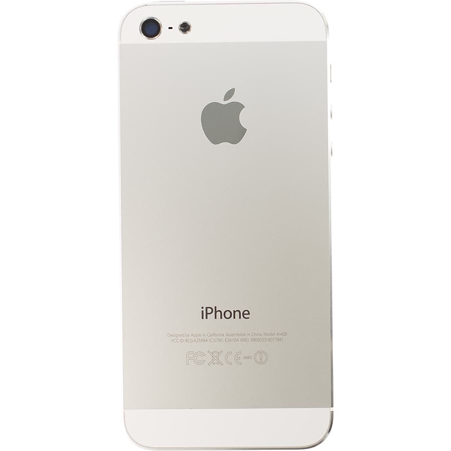 Apple iPhone 5 Backcover weiss (original), neu, original
