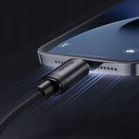 McDodo - USB-A to Lightning Cable with Charging Light, 36W Fast Charging, Black – Bild 7