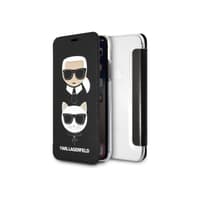 iPhone X / XS - Karl Lagerfeld Karl and Choupette Book KLFLBKPXKICKC, schwarz – Bild 4