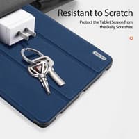 Samsung Galaxy Tab S8/S7 - Dux Ducis Domo Series, aufstellbares Flip-Etui, blau – Bild 4