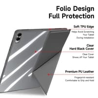 Samsung Galaxy Tab S11 Ultra - Dux Ducis Domo Series, stand-up flip case, gray – Bild 6
