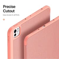 Apple iPad 7/8/9 10.2 - Dux Ducis Domo Series, stand-up flip case, pink – Bild 4