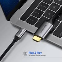 Ugreen - HDMI cable USB-C to HDMI 4K 1.5 m (MM142 / 50570), gray/black – Bild 8