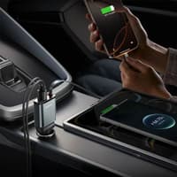 Joyroom - 30W 3-in.1 Retractable Car Charger, Dark Gray (JR-CCL07) – Bild 3