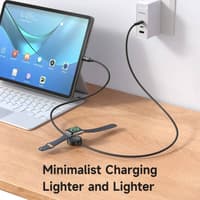 McDodo - 2 in 1 USB-C Kabel für iPhone & Apple Watch 60W, 1.5m, Schwarz – Bild 4