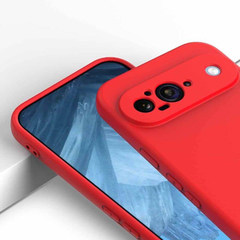 Pixel 9 - Housse silicone rouge – 3