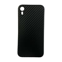 iPhone XR - Robustes TPU-Case mit Carbon-Optik, Schwarz – Bild 1
