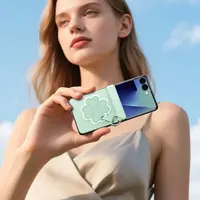 Galaxy Z Flip8 - Dux Ducis - Série Luvy Clover, édition Love (trèfle à quatre feuilles), vert – Bild 8