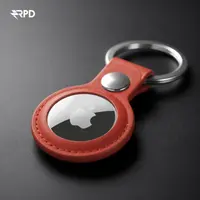 AirTag Keychain - RPD Faux Leather Case, Red – Bild 3