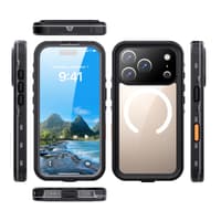 Apple iPhone 17 Pro - Étui d'extérieur Redpepper Dot Series, IP68, MagSafe, étanche, noir – Bild 1