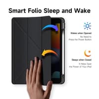 iPad 11” (2025) / iPad 10.9” (2022) Dux Ducis Magi Series Flip-Etui, Schwarz – Bild 5