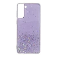 Samsung S21 Plus silver stars purple case – Bild 1