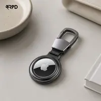 Porte-clés AirTag - RPD Coque métallique, fermeture magnétique, Noir – Bild 2