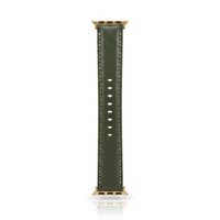 Apple Watch - Leather strap (38/40/41mm) - Brown with gold buckle – Bild 1