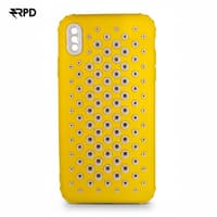 iPhone XS Max - Perforated Case, gelb – Bild 1