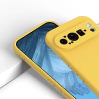 Google Pixel 9 Pro XL - Silikon Schutzhülle, gelb – Bild 4