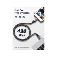 UGREEN - USB-C to USB-C 240W Fast Charging Woven Cable, US535 1m, Space Gray – Bild 8