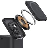 Baseus - Station de recharge sans fil 3en1 MagPro pour smartphone, smartwatch et écouteurs, noir – Bild 7