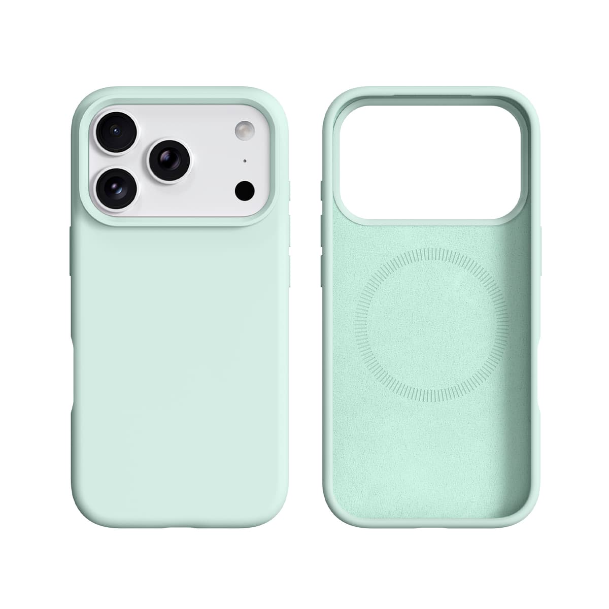RPD - iPhone 17 Pro Burom Silicone Case mit MagSafe Funktion, Grün