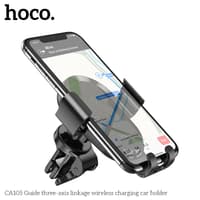Hoco CA105 Supporto per auto di ricarica wireless con collegamento a tre assi, nero – Bild 5