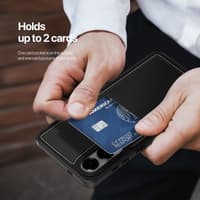 Dux Ducis - Galaxy S25 Edge - Rafi II Magnetische Hülle mit Kickstand & Kartenfächern, Schwarz – Bild 9