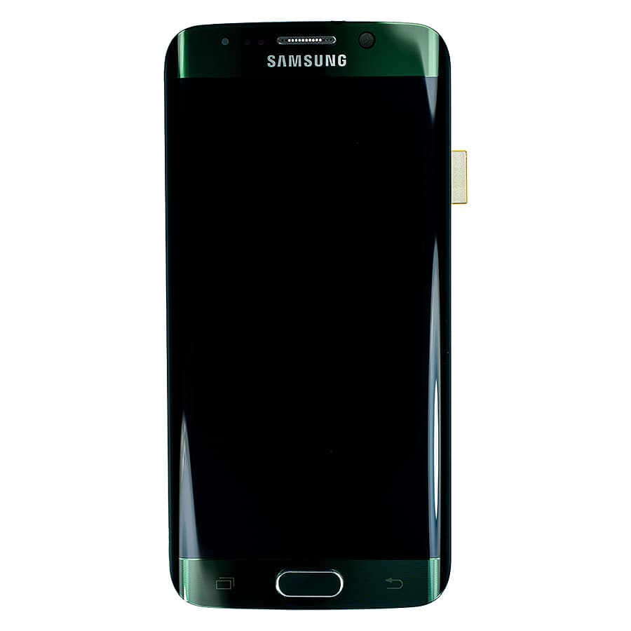 Samsung Galaxy S6 edge Verre frontal / LCD vert, renouvelé
