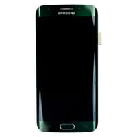 Samsung Galaxy S6 edge Frontglas / LCD grün, pulled – Bild 1