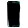 Samsung Galaxy S6 edge Frontglas / LCD grün, pulled
