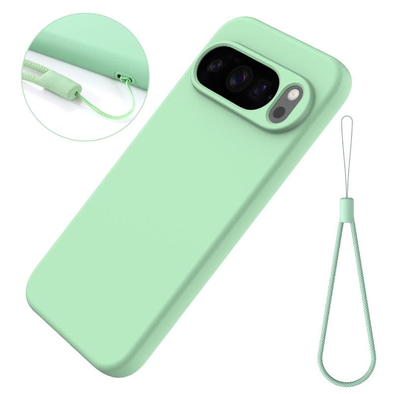 Google Pixel 10 / 10 Pro - Silikon Schutzhülle, grün – 3
