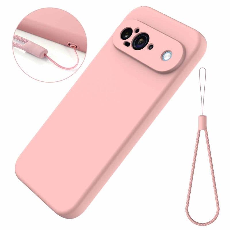Google Pixel 9 - Housse en silicone rose – 3