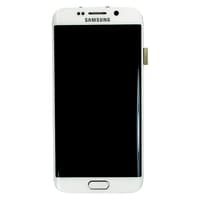 Samsung Galaxy S6 edge Frontglas / LCD weiss, pulled – Bild 2